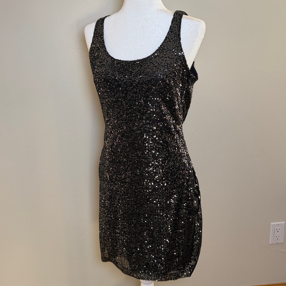 Jennifer Lopez Women’s Black Sequin Dress 6 - Picture 1 of 15